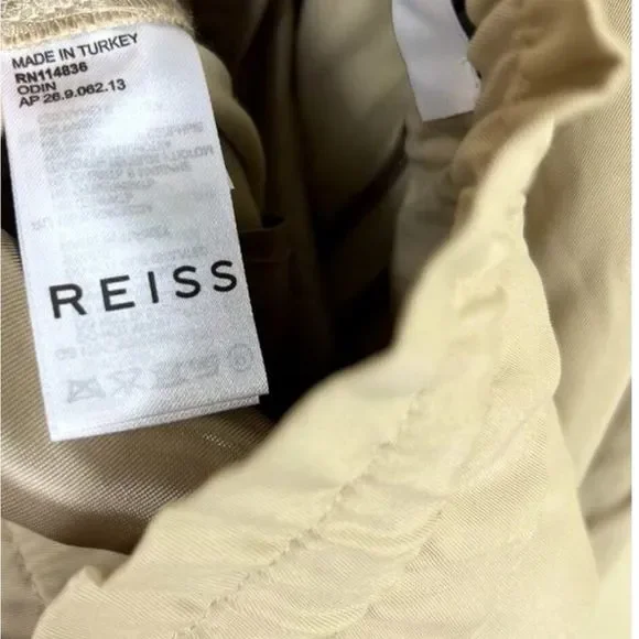 REISS Odin Relaxed Fit Drawstring Pants Size 12 - Picture 3 of 4